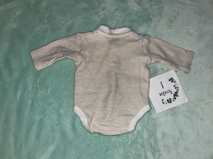 Body bébé effet chemise - photo numéro 4