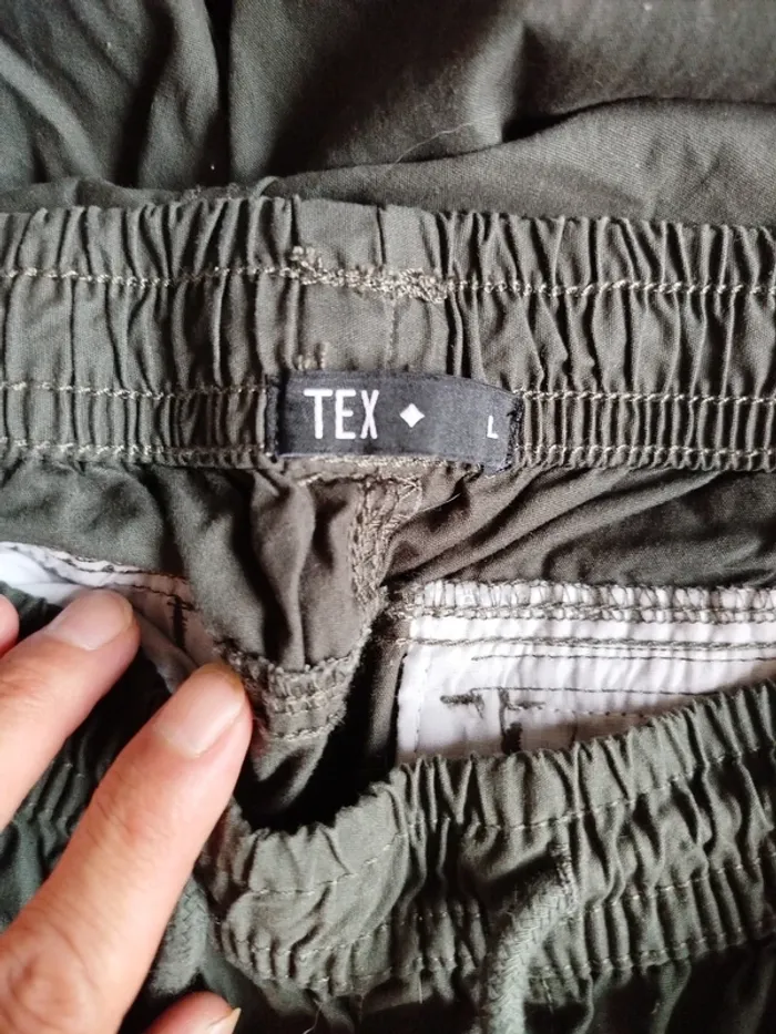 Pantalon cargo kaki homme Tex taille L - photo numéro 5