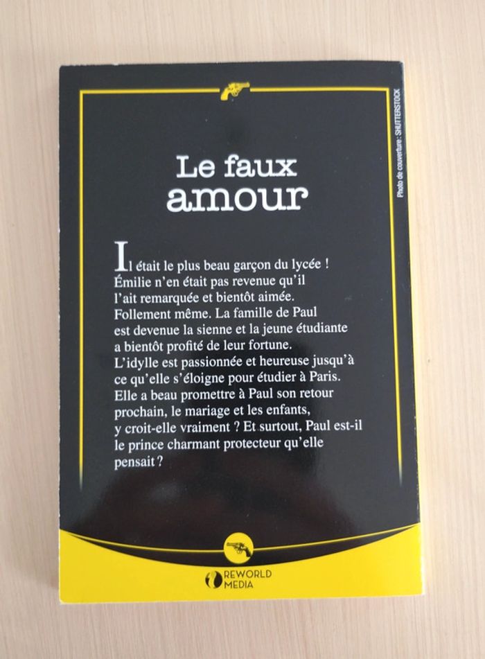 Livre Le faux amour collection Nous Deux - photo numéro 2