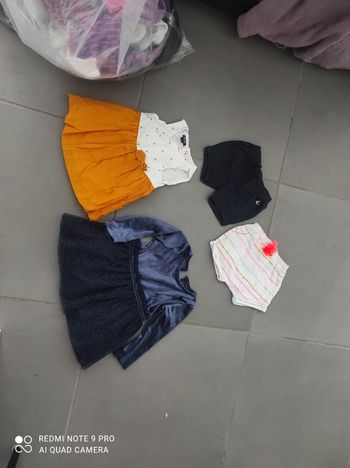 Robes et short 3 mois