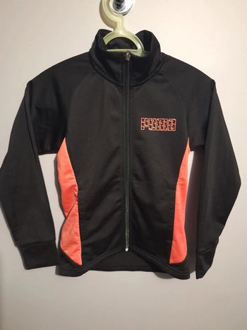Veste puma enfant noir taille 9/10ans floqué