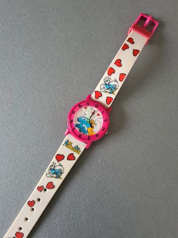Montre motif Schtroumpf vintage