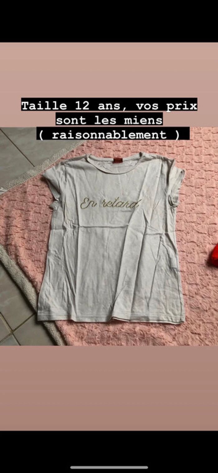 T_short taille 12 ans en très bonne état