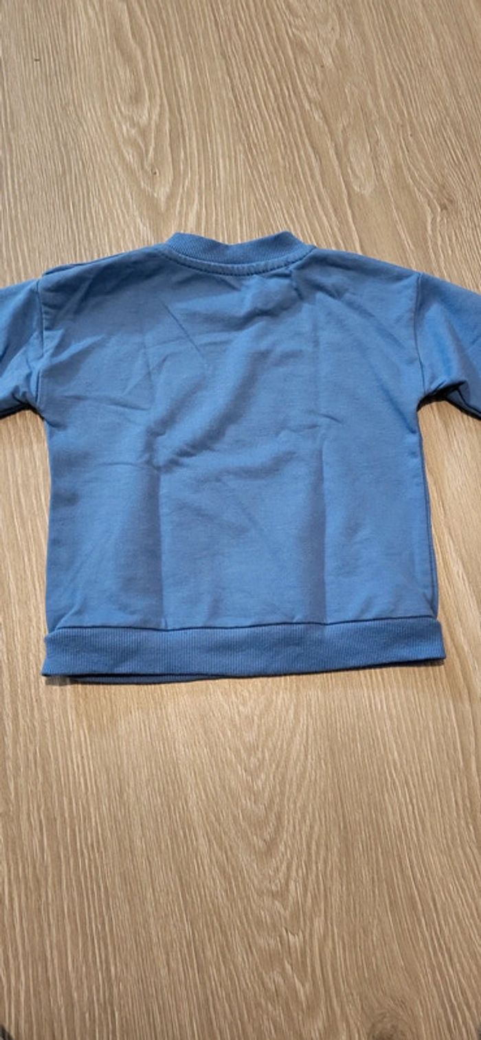Sweat bleu léger neuf 18 mois - photo numéro 7