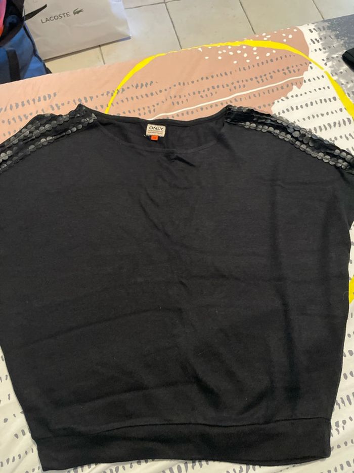 Tee shirt Only femme Noir