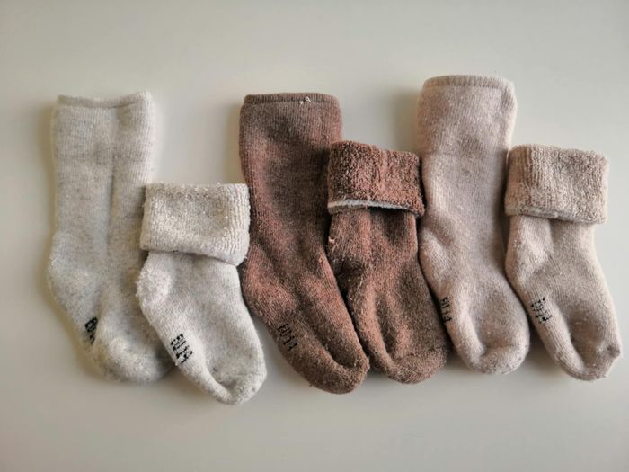 Lot de 5 paires de chaussettes (Beige/Marron) Pointure 14 (0/3 mois) Kiabi