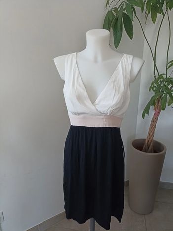 Robe Naf Naf blanc et noir taille 36