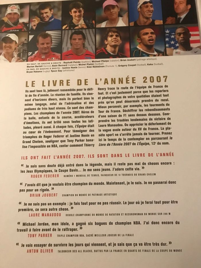 Livre L’équipe année 2007 - photo numéro 3