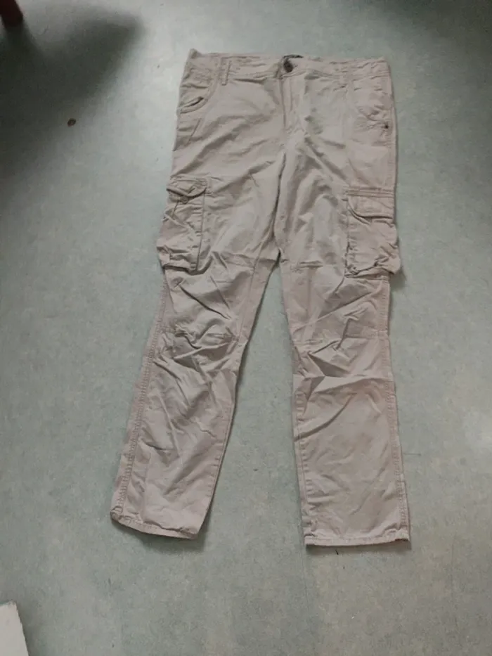Pantalon beige homme taille48 - photo numéro 3