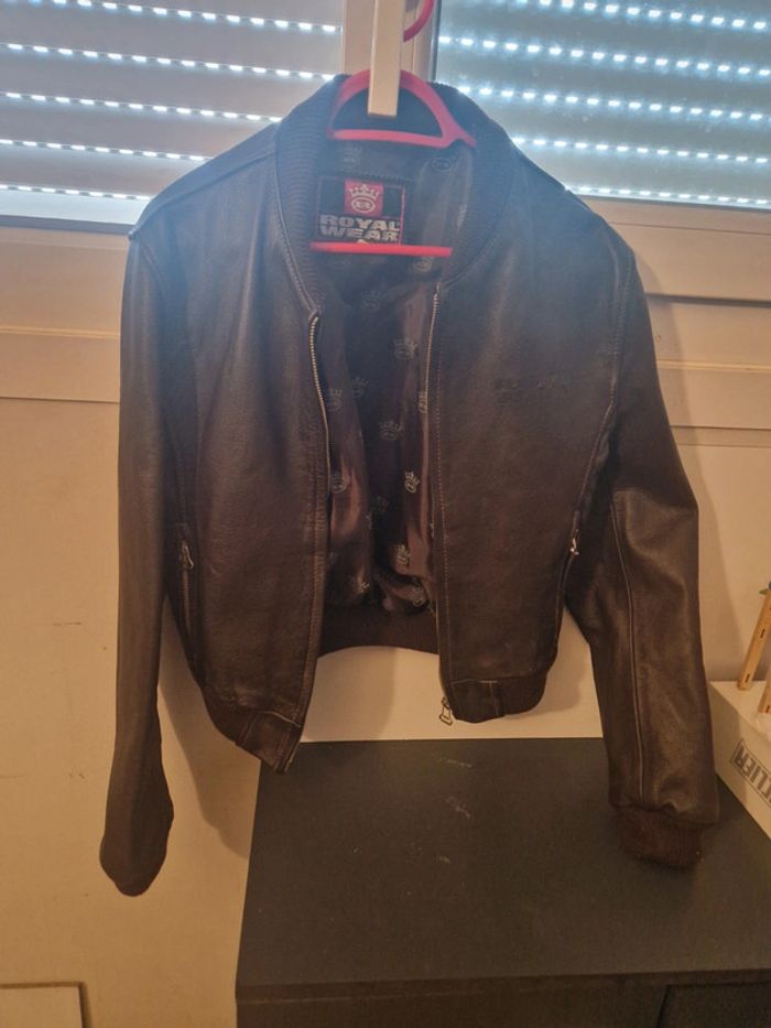 Veste en cuir royal wear
