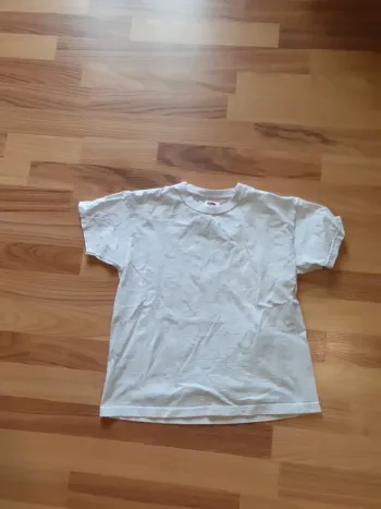 tee shirt blanc 7 à 8 and