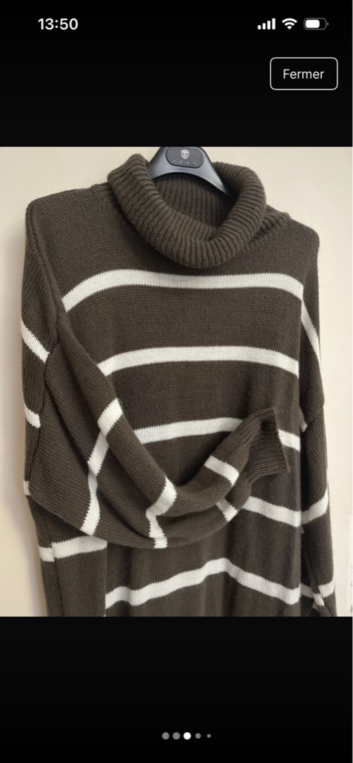 Robe en maille taille unique