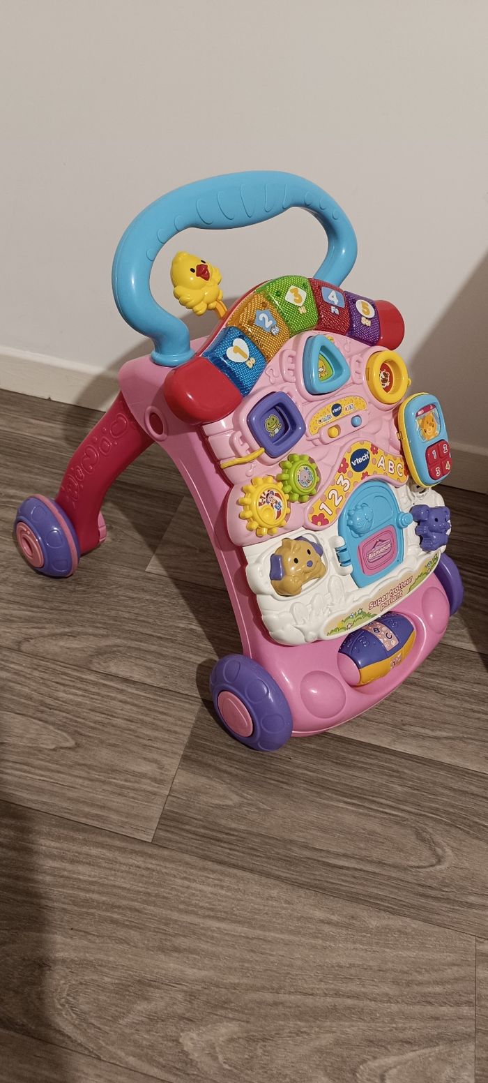 Trotteur VTech rose - photo numéro 2