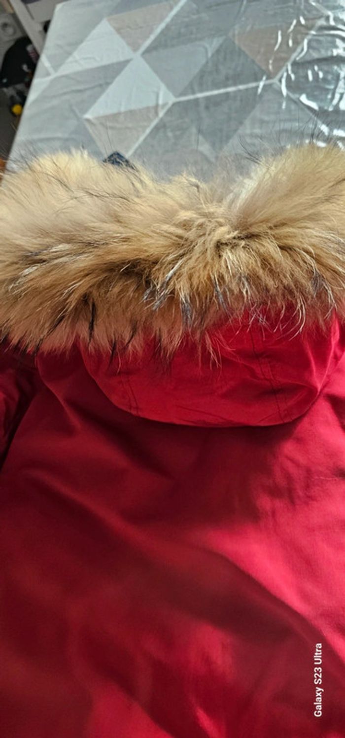 Parka deperlante bordeaux taille 44 - photo numéro 5