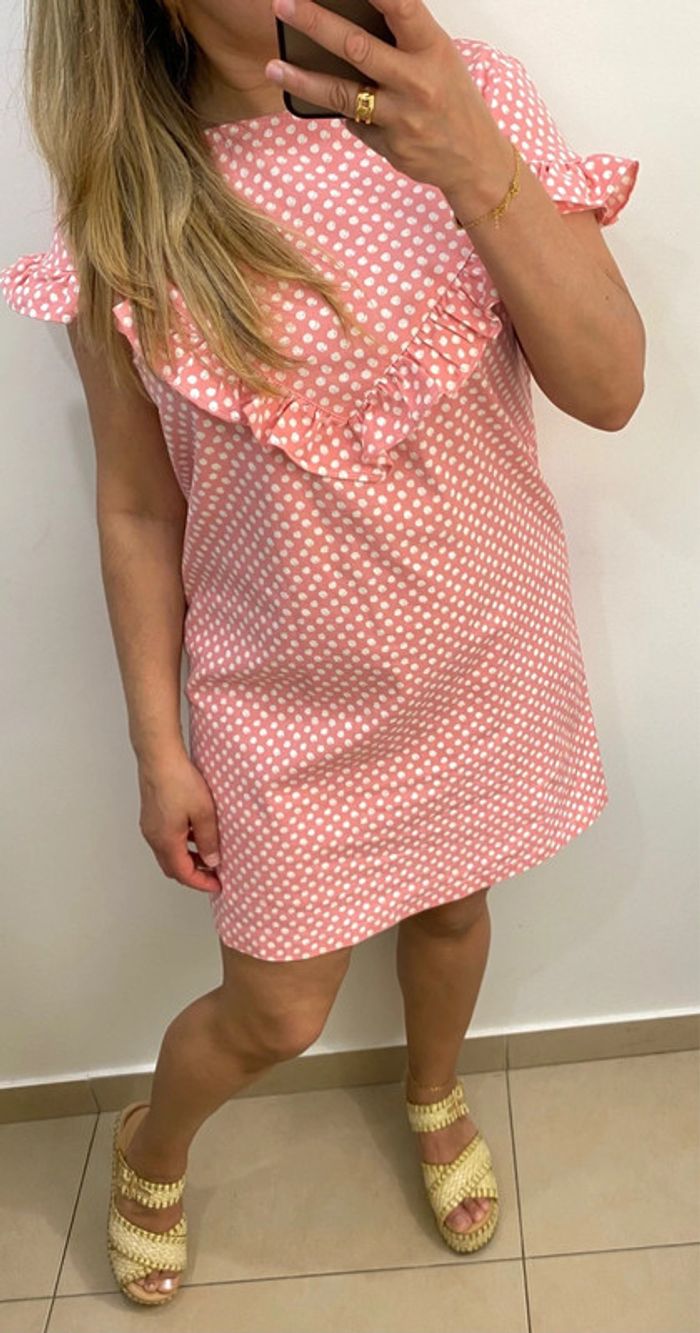 Robe droite a pois - photo numéro 8