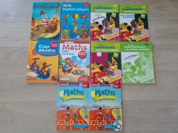 Lot de manuels mathématiques CE2