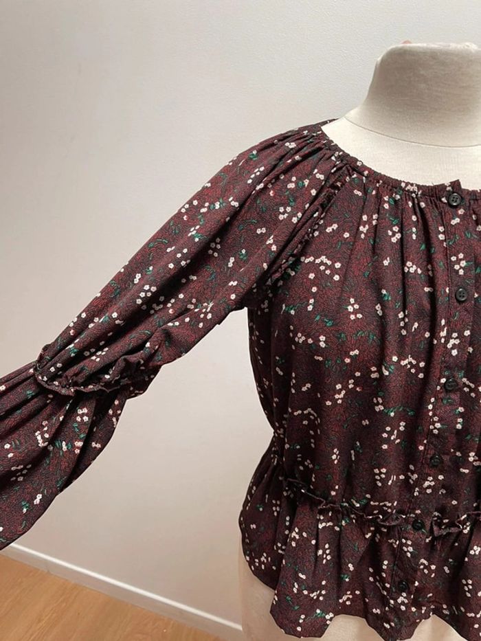 Superbe Blouse Rue Mazarine 🌸 S 36 - photo numéro 3