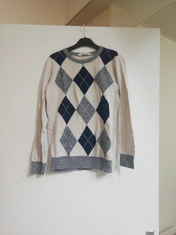 Pull H&m beige et marine