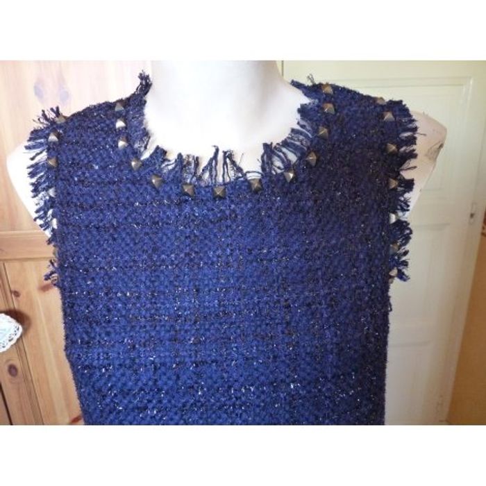 Suncoo - Robe bleue/dorée T40 - photo numéro 6