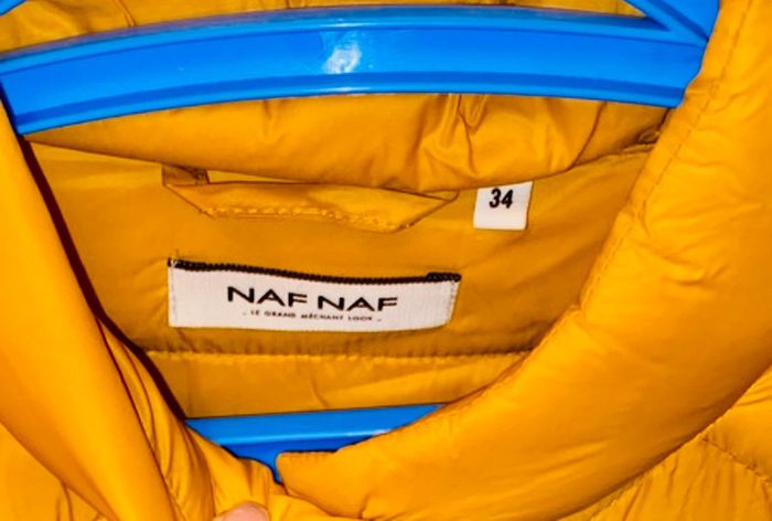 Doudoune fine moutarde femme - photo numéro 4