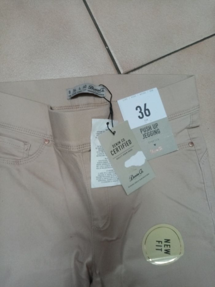 Pantalon femme skinny beige - photo numéro 3