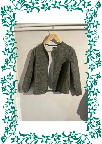 Gilet pailletée dorée 12 ans