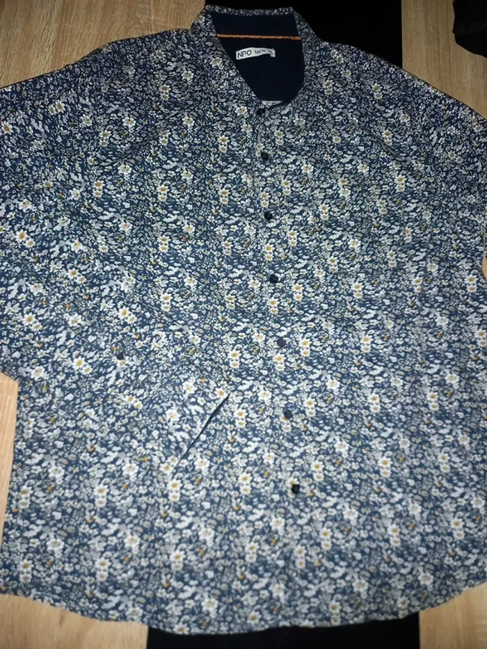 Chemise fleurie homme XXL - photo numéro 2