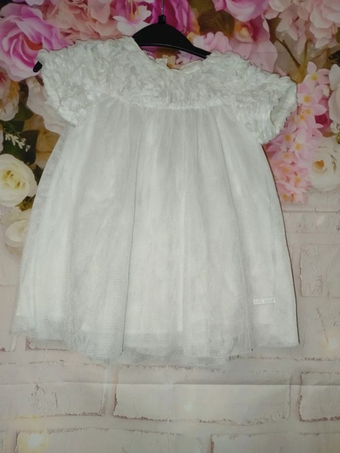 Robe blanche 18mois