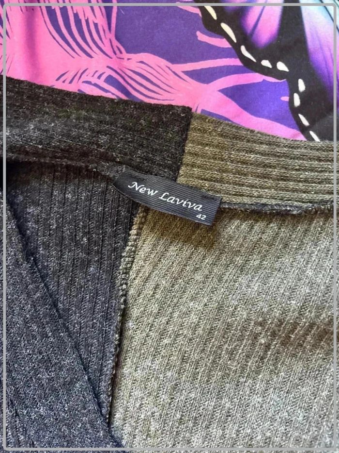 Pull fin taille 42 bi colore marque new laviva - photo numéro 3