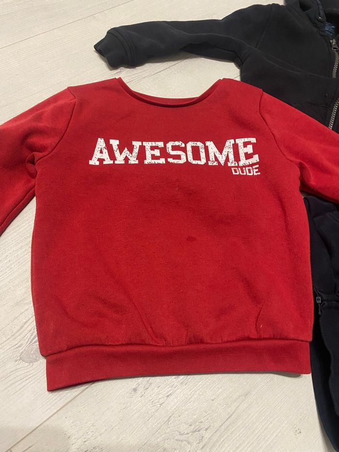 Lot de pull et gilet 6ans