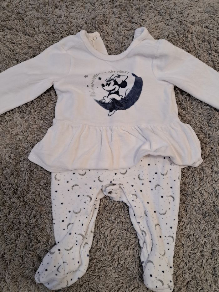 Lot de 4 pyjama hiver bébé fille 6 mois - photo numéro 3