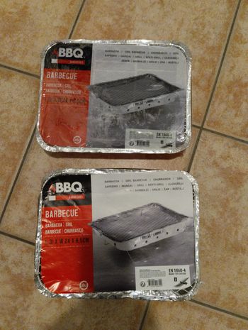 lot de 2 barbecues BBQ