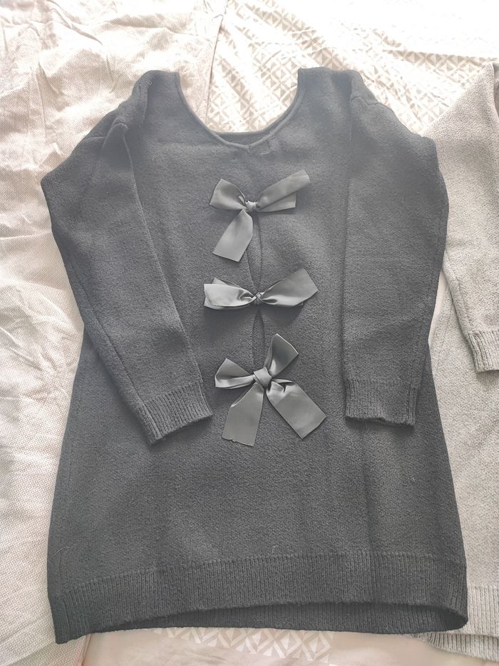 Lot 2 long pull la modeuse taille S. - photo numéro 3