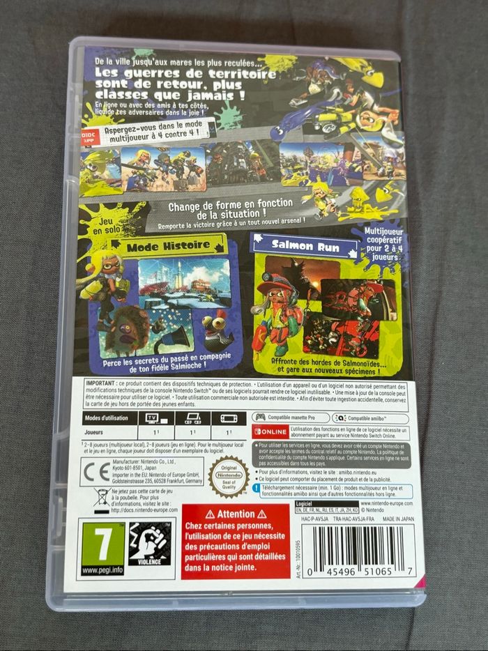 Jeu switch Splatoon 3 - photo numéro 3