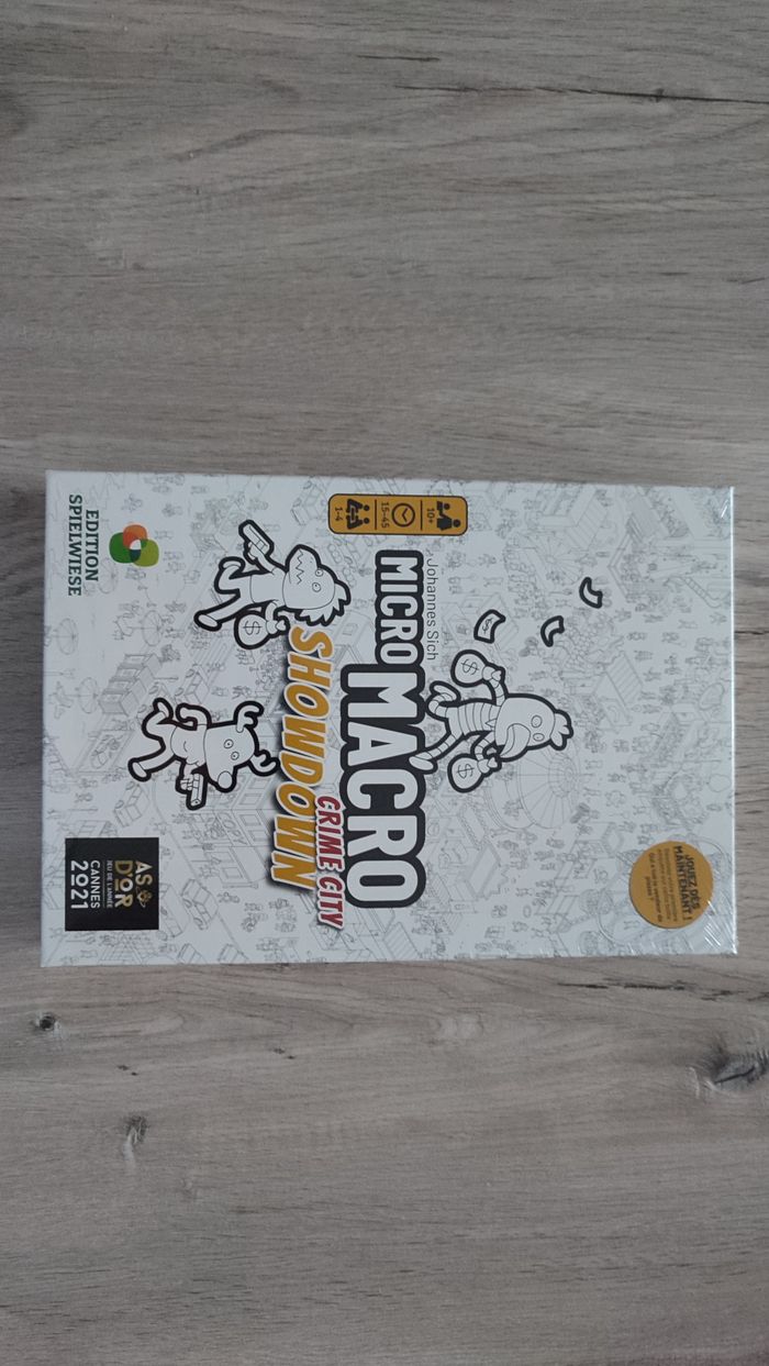 Micro Macro Micromacro crime city Showdown jeu de société complet #SP