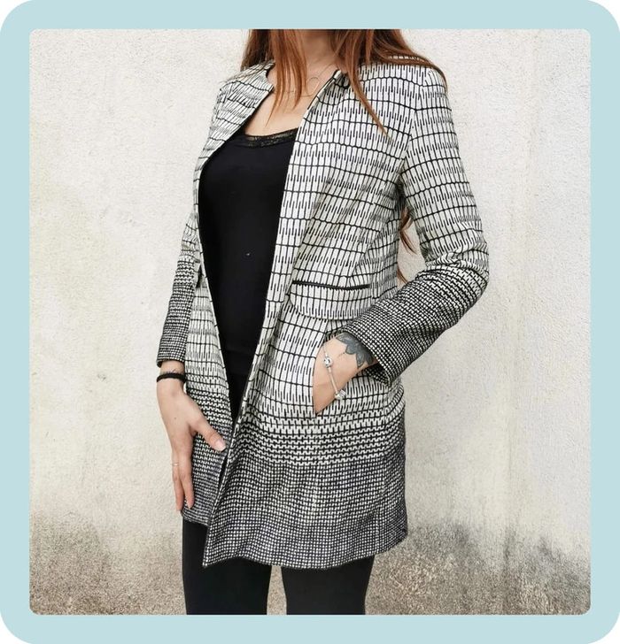 Veste longue Zara