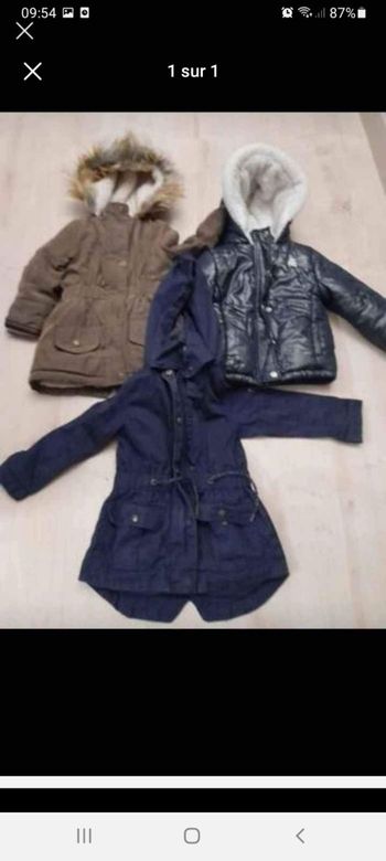 Manteaux fille 3ans