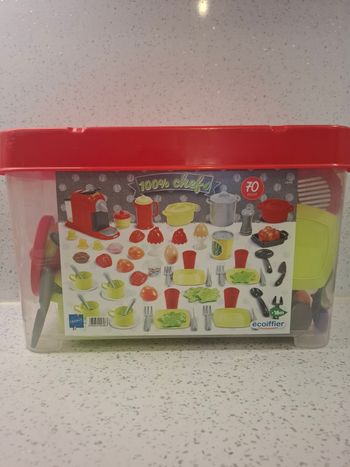 ECOIFFIER Coffret dinette 70 pièces