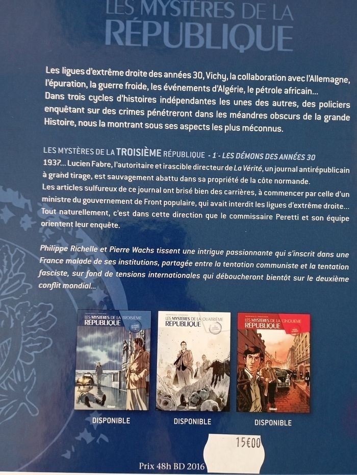 Les Mystères de la Troisième République - Les démons des années 30, Tome 01 - photo numéro 4