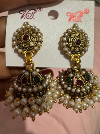 Boucles d’oreilles indienne 