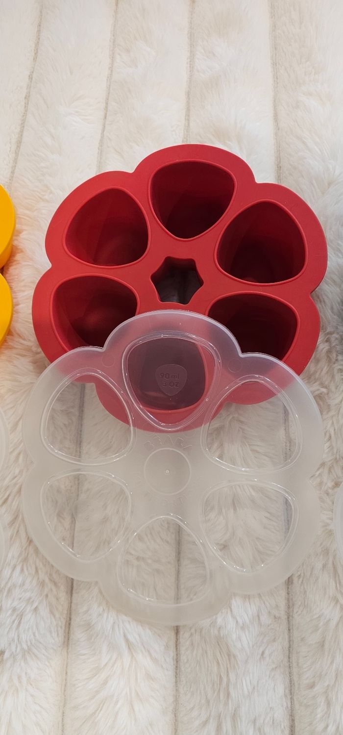 Lot de 3 fleurs 🌸 multiportions Béaba aux différents formats - photo numéro 3