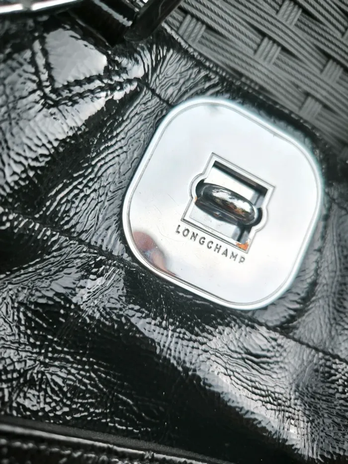 Sac à main et bandoulière cuir verni Longchamp gatsby - photo numéro 2