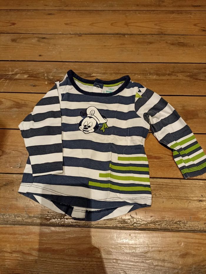 T-shirt bébé Mickey 6 mois