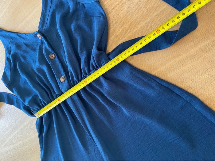 Combi short bleue fines bretelles Etam taille 36 - photo numéro 15