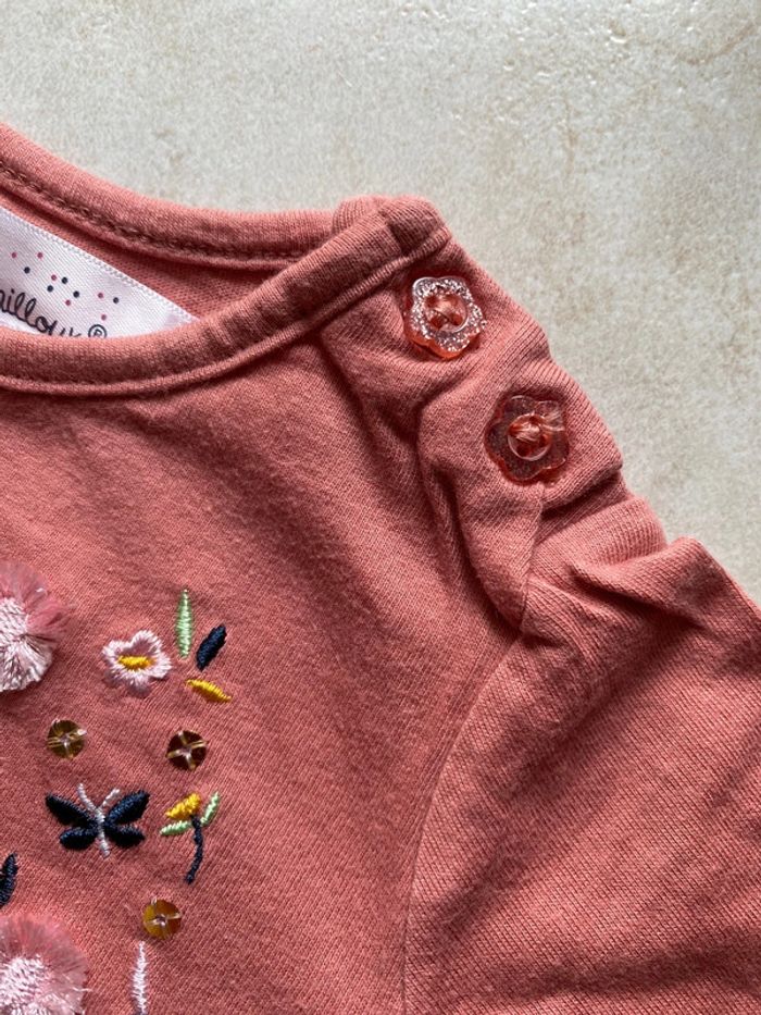 T-shirt manches longues Mes petits cailloux - photo numéro 4