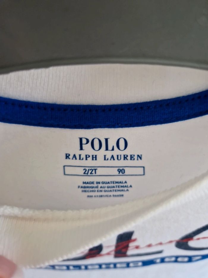 Tee-shirt Raph Lauren 2T - photo numéro 4