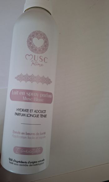 Lait corps musc intime musc blanc