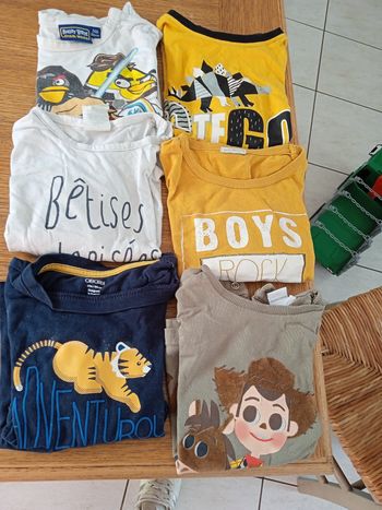 Lot t shirt manche longue