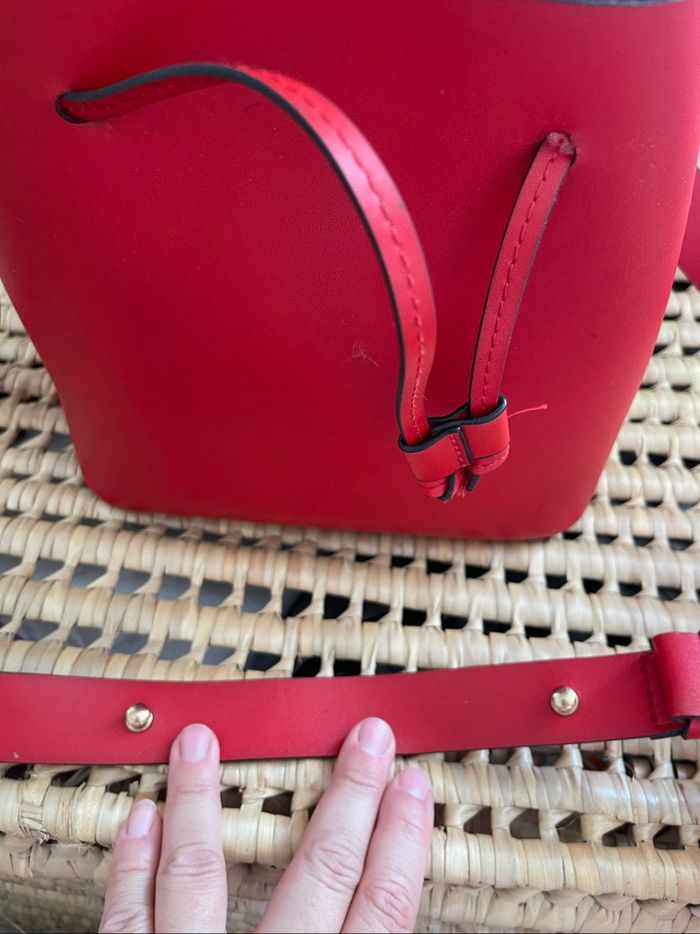 Sac sceau en similicuir rouge - Jennyfer - photo numéro 8
