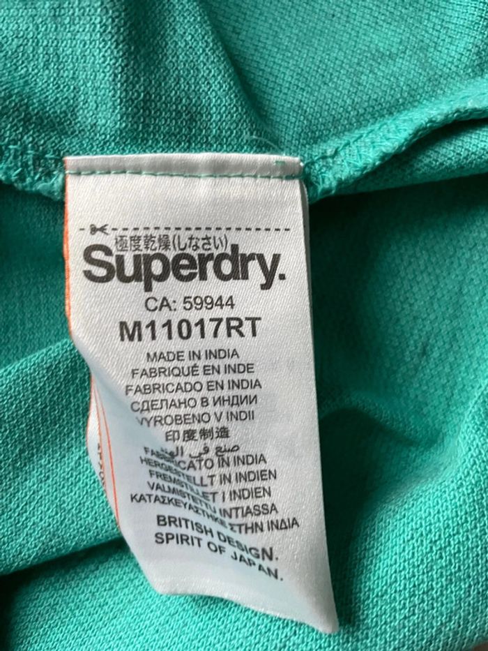 Polo Superdry vert - photo numéro 3